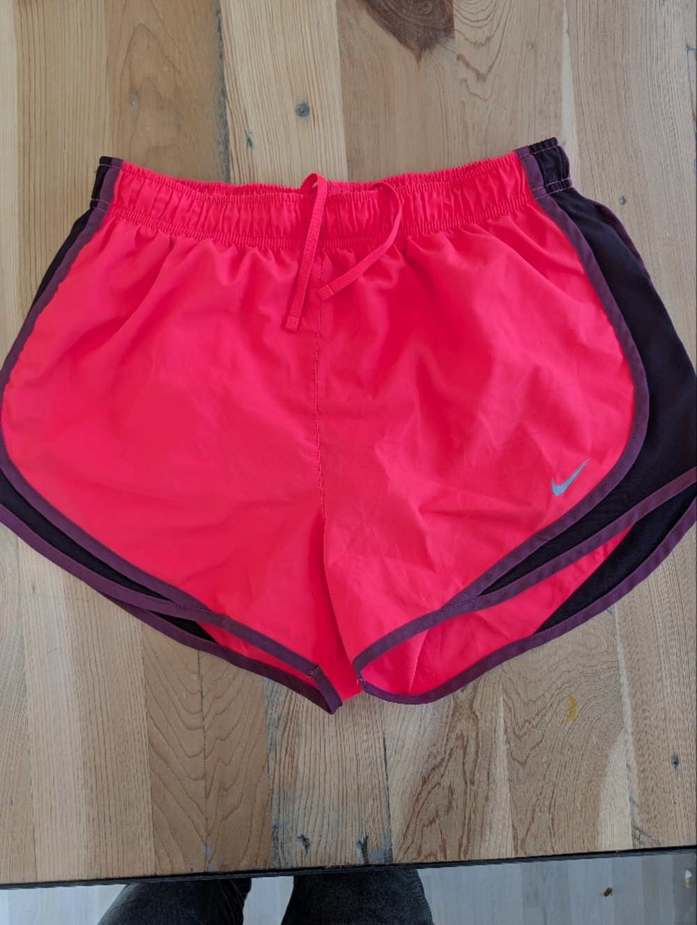 Nike Pink Running Shorts with Contrast Trim
